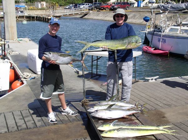 3-24-08
The Wright men did great. Our team of father and son anglers did a great job making the most of a day when the fish were being finicky eaters.  
