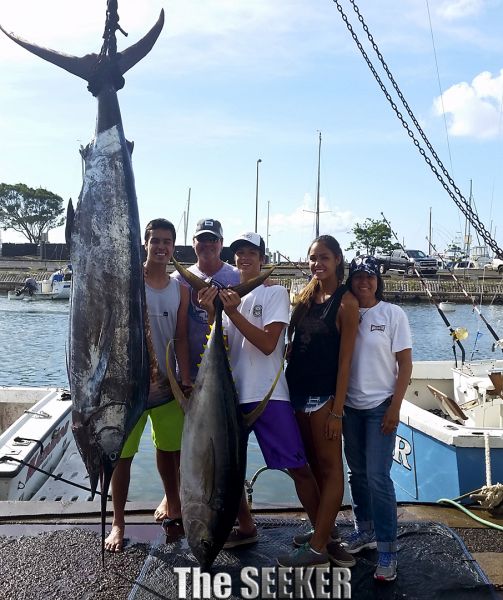 6-17-15
Keywords: Blue Marlin Ahi Yellow Fin Tuna Fishing Charter Chupu Hawaii