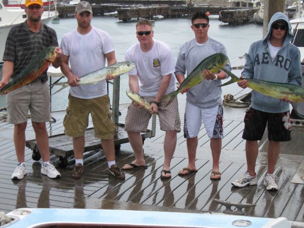 3-8-09
Peterson, Zach, Michael, Ken and Chris and their Mahi Mahi fish! All right.
