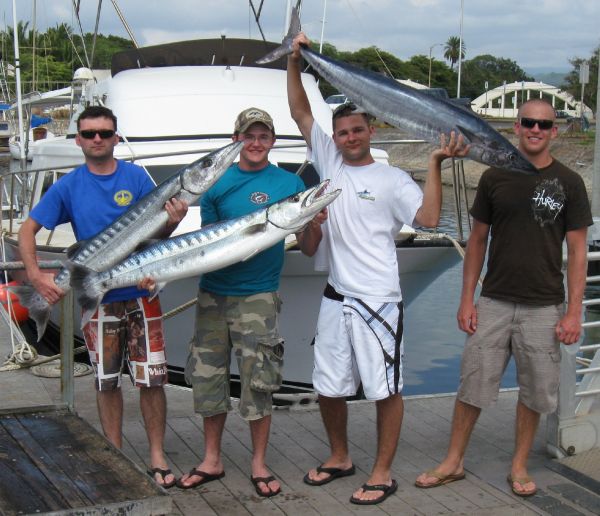 5-3-09
Double Barracudas and a fat Ono too! nice work Chris, Tim, Robert and Zachary. 
