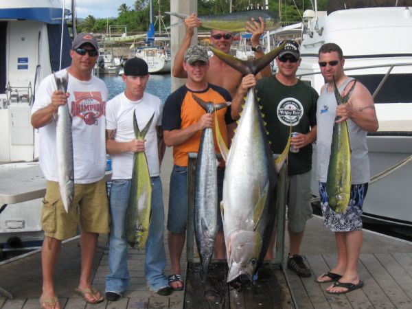 6-13-09
AHI!! Thanks guys for getting the 1st real Yellowfin Tuna of the year in the boat.
