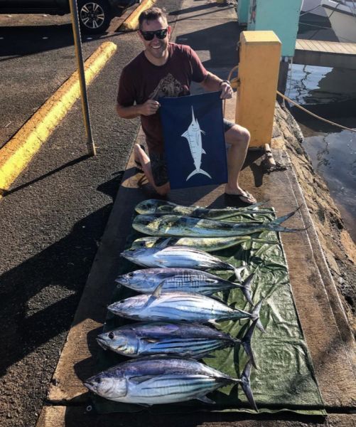 7-11-2019
Keywords: CHUPU SPORT FISHING CHARTER HAWAII FLYER MARLIN  MAHI MAHI DORADO DOLPHIN FISH