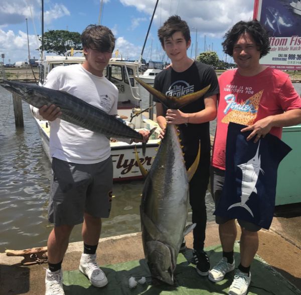7-13-2019
Keywords: CHUPU SPORT FISHING CHARTER HAWAII FLYER MARLIN AHI YELLOW FIN TUNA  MAHI MAHI DORADO DOLPHIN FISH