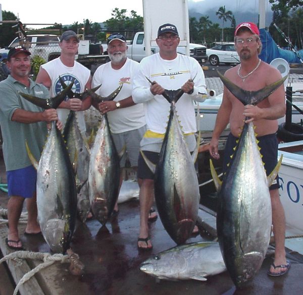 Ahi in January!
This is the best day we have had for big Yellowfin Tuna in a long time.
